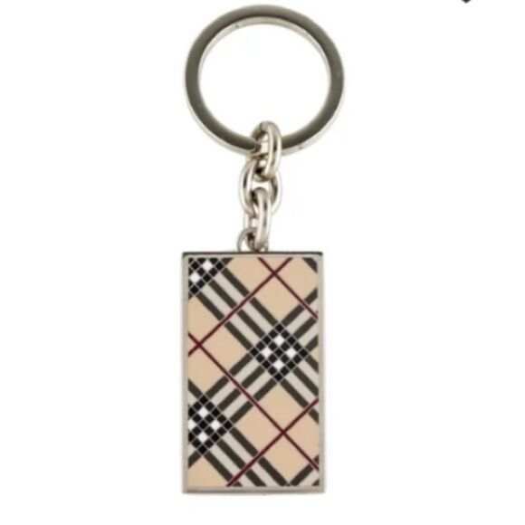 NWOT Vintage BURBERRY Nova Check Rectangle
Keychain Fob Purse Charm - Picture 1 of 6